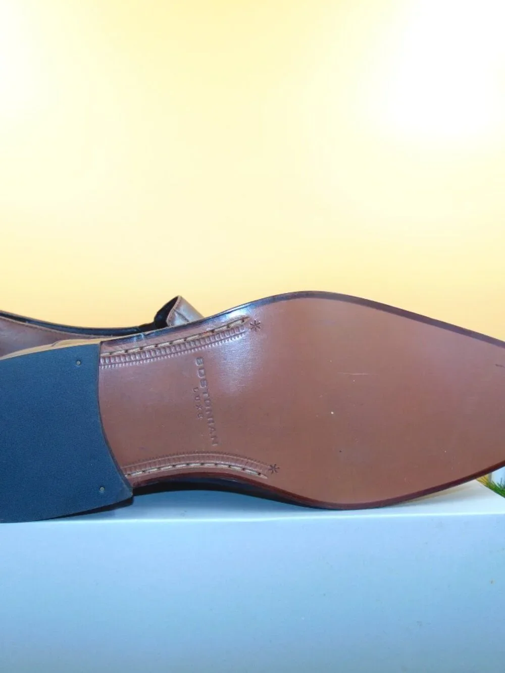 Bostonian Luxe Brown Slip On Loafer - Size 12 US